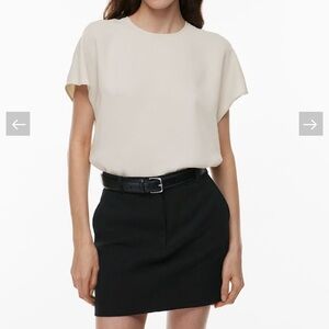 Babaton Interview blouse in matte pearl